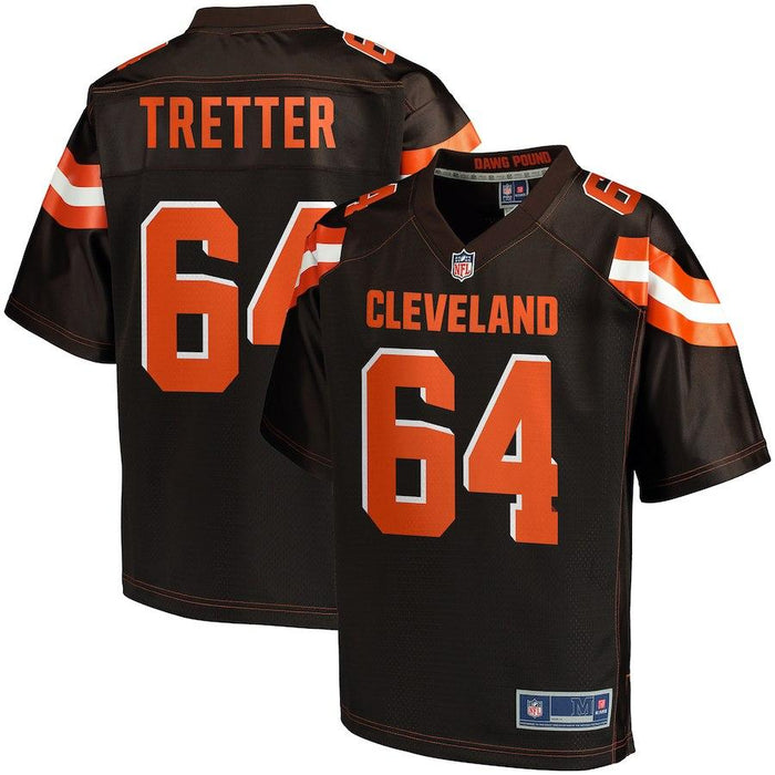 Men's Cleveland Browns J.C. Tretter NFL Pro Line Brown Player Jersey