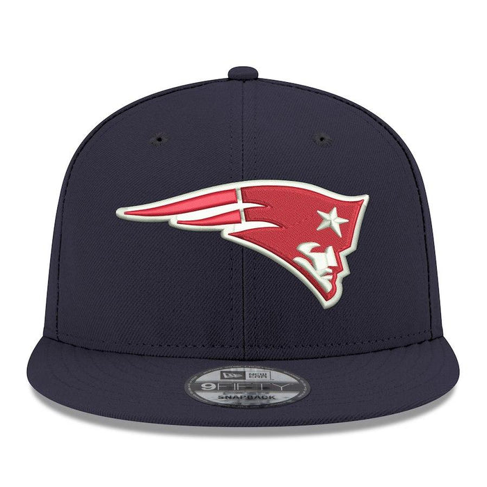 New Era New England Patriots Navy Crafted in the USA 9FIFTY Adjustable Hat