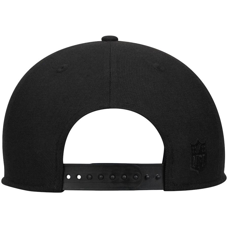 New Era NFL Shield Logo Black Original Fit 9FIFTY Adjustable Snapback Hat