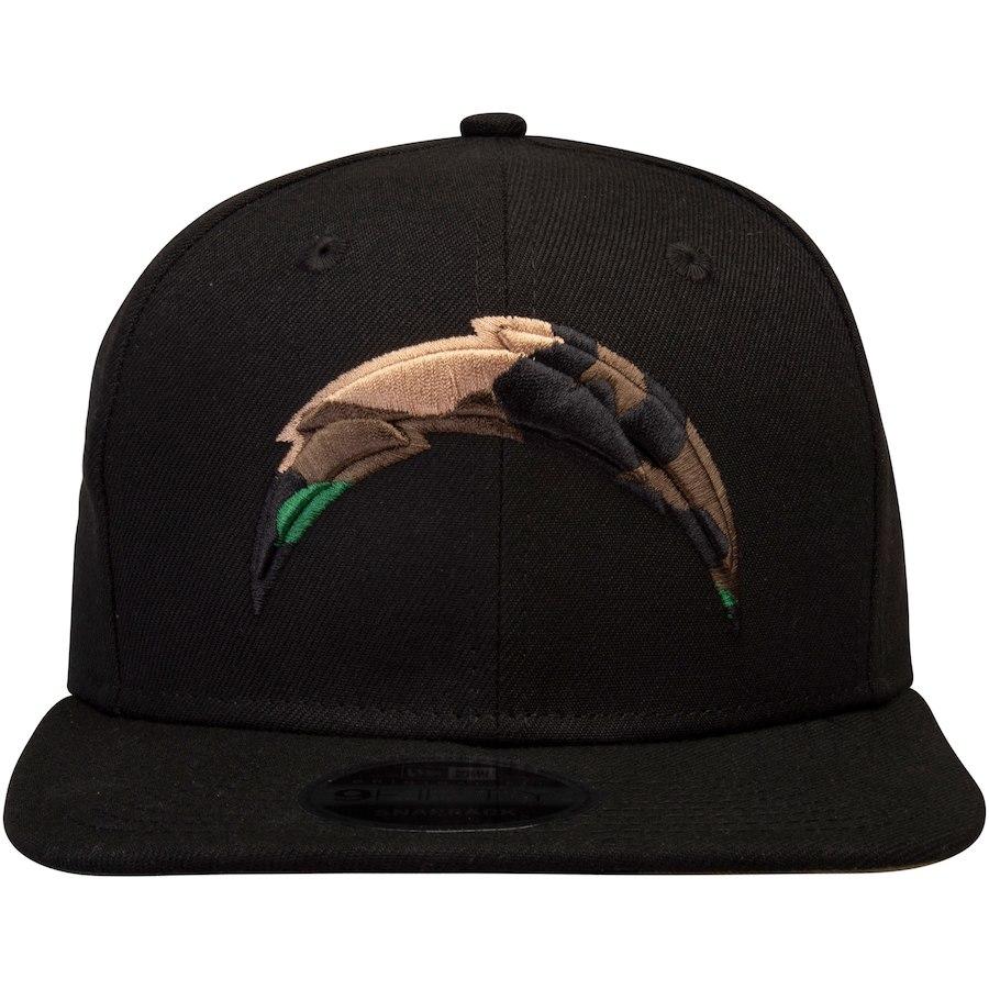 New Era Los Angeles Chargers Black Camo Capped 9FIFTY Adjustable Hat