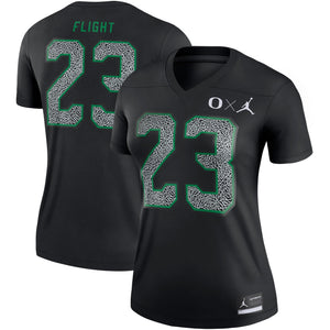 Women's Jordan Brand #23 Black Oregon Ducks Jumpman Legend Jersey
