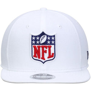 New Era NFL Shield Logo White Original Fit 9FIFTY Adjustable Snapback Hat