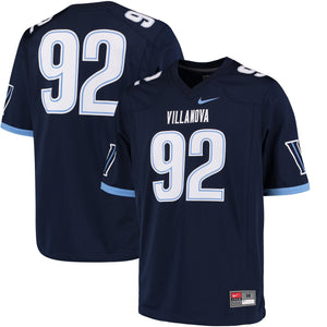 Men's Nike #92 Navy Villanova Wildcats Replica Game Jersey