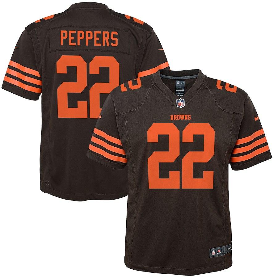 Youth Cleveland Browns Myles Garrett Nike Brown Game Jersey