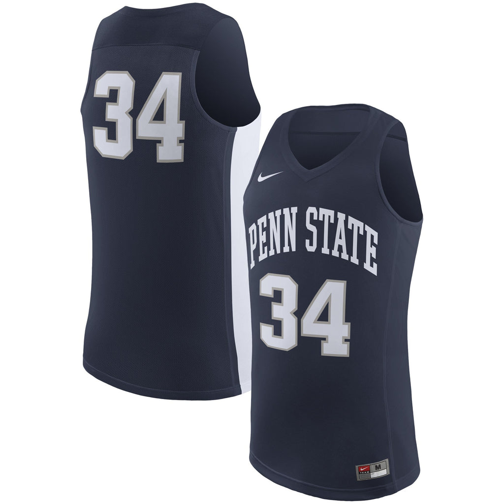 Men's Nike Navy Penn State Nittany Lions College Replica Basketball Jersey