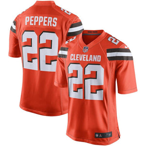Youth Cleveland Browns Jabrill Peppers Nike Orange Player Game Jersey