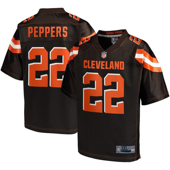 Men's Cleveland Browns Jabrill Peppers NFL Pro Line Brown Big & Tall Player Jersey
