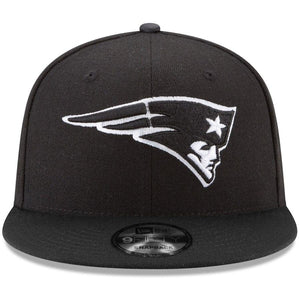 New Era New England Patriots Black B-Dub 9FIFTY Adjustable Hat