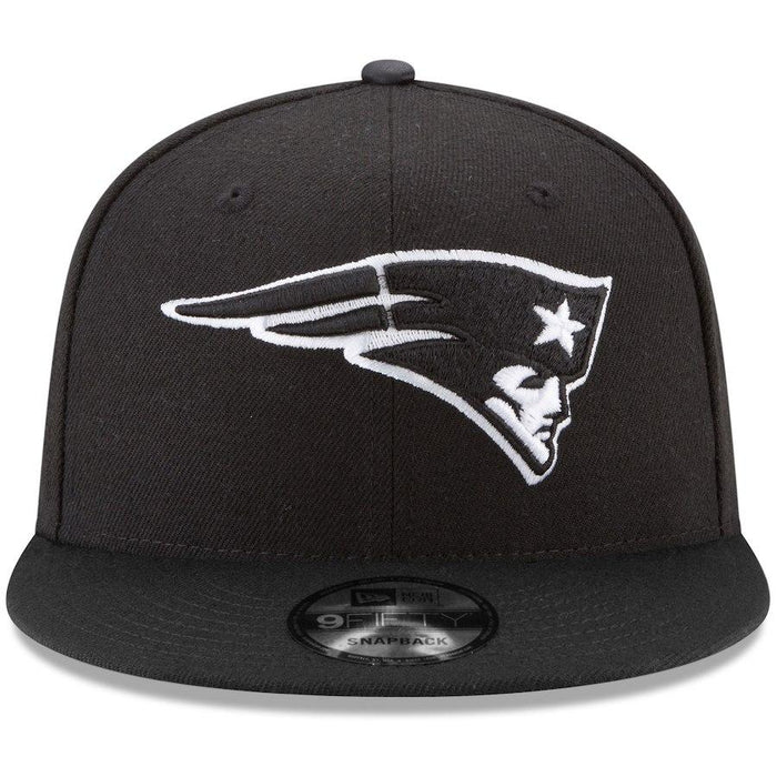 New Era New England Patriots Black B-Dub 9FIFTY Adjustable Hat