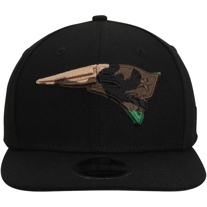 New Era New England Patriots Black Camo Capped 9FIFTY Adjustable Hat