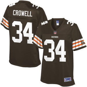 NFL Pro Line Women's Cleveland Browns Historic Logo Isaiah Crowell Team Color Jersey