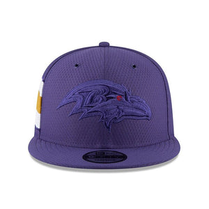 New Era Baltimore Ravens Purple 2018 NFL Sideline Color Rush Official 9FIFTY Snapback Adjustable Hat