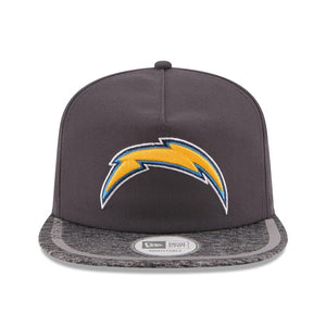New Era Los Angeles Chargers Gray On Field Training Camp A-Frame Adjustable Hat