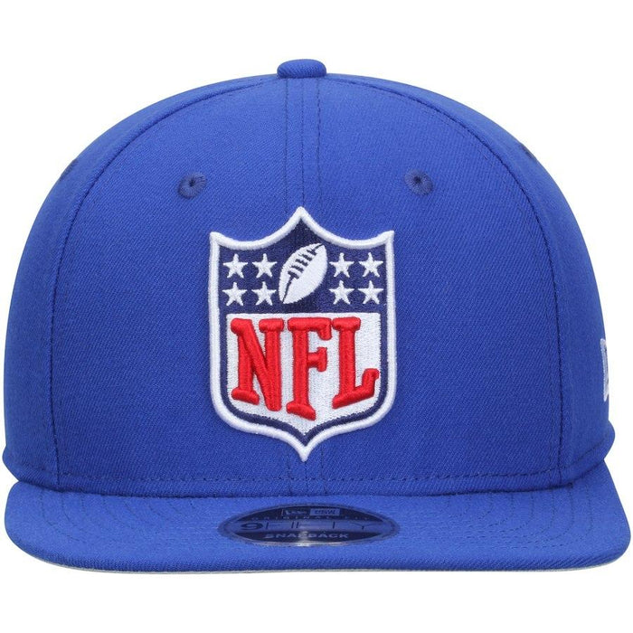 New Era NFL Shield Logo Royal Original Fit 9FIFTY Adjustable Snapback Hat