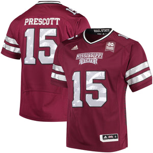 Men's Adidas #15 Maroon Mississippi State Bulldogs Special Games Jersey