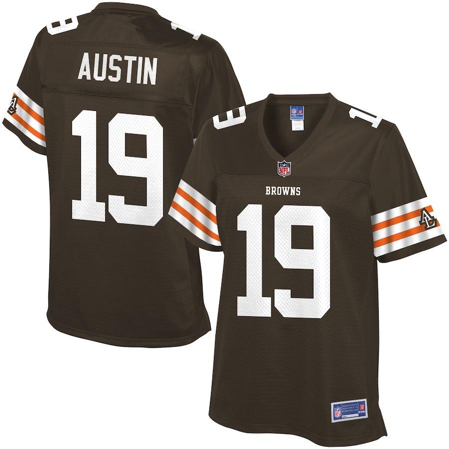 NFL Pro Line Women's Cleveland Browns Historic Logo Miles Austin Team Color Jersey
