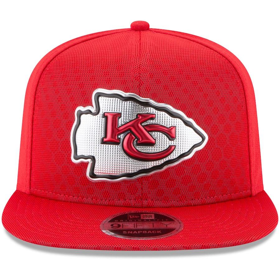 New Era Kansas City Chiefs Red 2017 Color Rush 9FIFTY Snapback Adjustable Hat