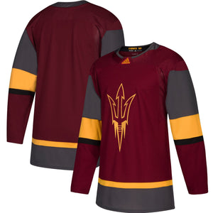 Men's Reebok Maroon Arizona State Sun Devils Collegiate Hockey Jersey