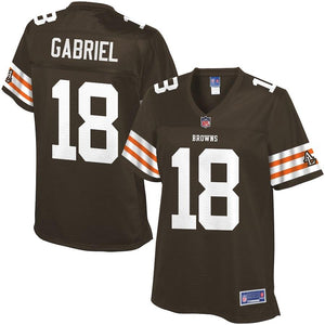 NFL Pro Line Womens Cleveland Browns Taylor Gabriel Team Color Jersey
