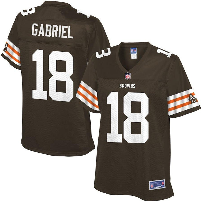 NFL Pro Line Womens Cleveland Browns Taylor Gabriel Team Color Jersey