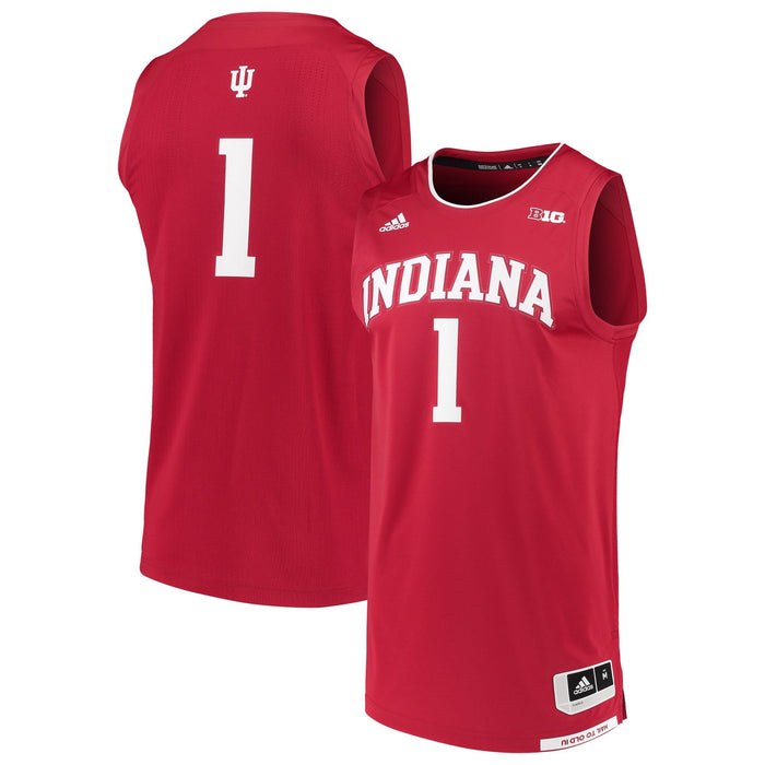 Men's Adidas Crimson Indiana Hoosiers Replica Swingman Jersey