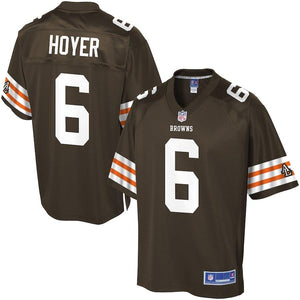 Pro Line Men's Cleveland Browns Historic Logo Brian Hoyer Team Color Jersey