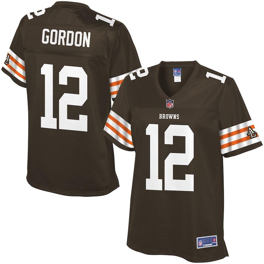 Pro Line Women's Cleveland Browns Historic Logo Josh Gordon Team Color Jersey