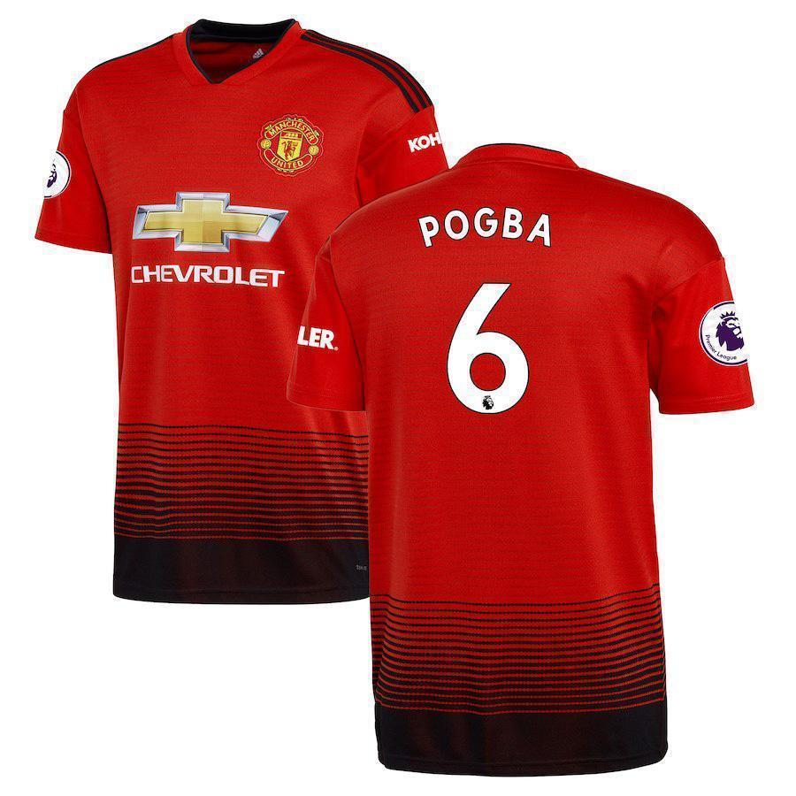 Paul Pogba Manchester United 2018/19 Home Jersey
