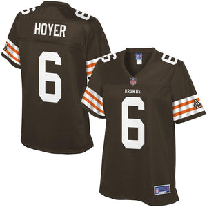 Pro Line Women's Cleveland Browns Historic Logo Brian Hoyer Team Color Jersey