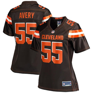 Women's Cleveland Browns Genard Avery NFL Pro Line Brown Player Jersey