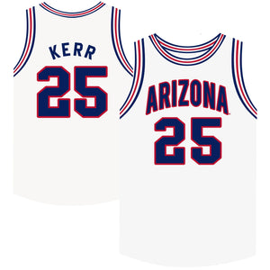 Men's Original Retro Brand Steve Kerr White Arizona Wildcats Basketball Jersey