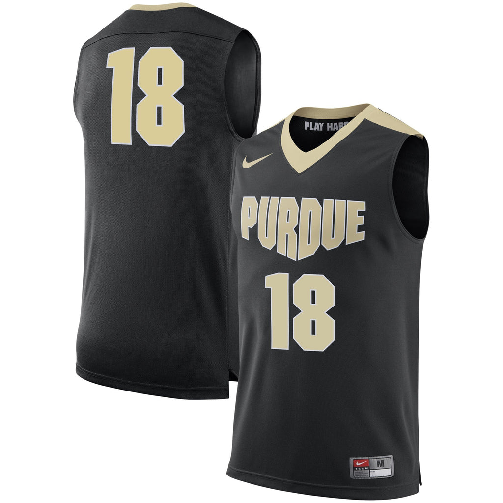 Men's Nike Black Purdue Boilermakers College Replica Basketball Jersey