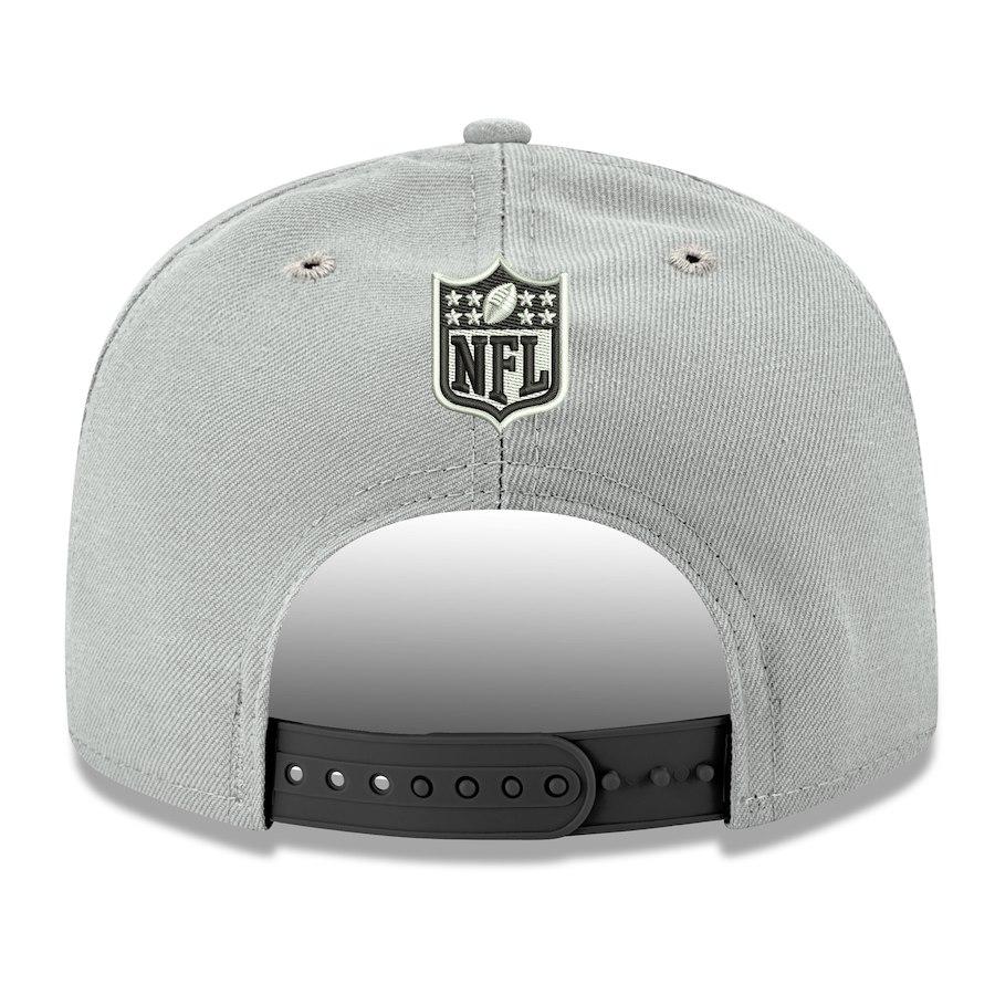 New Era Kansas City Chiefs Gray Crafted in the USA 9FIFTY Adjustable Hat