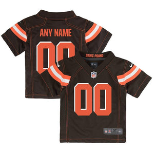 Preschool Cleveland Browns Nike Brown Customized Game Jersey