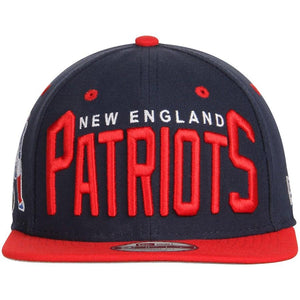 New Era New England Patriots Navy Vintage Clean Original Fit 9FIFTY Adjustable Hat