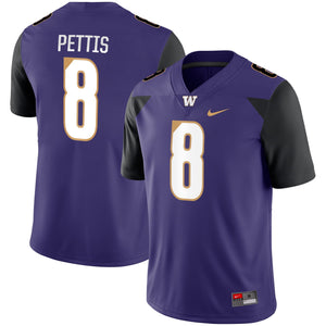 Men's Nike Dante Pettis Purple Washington Huskies Game Jersey