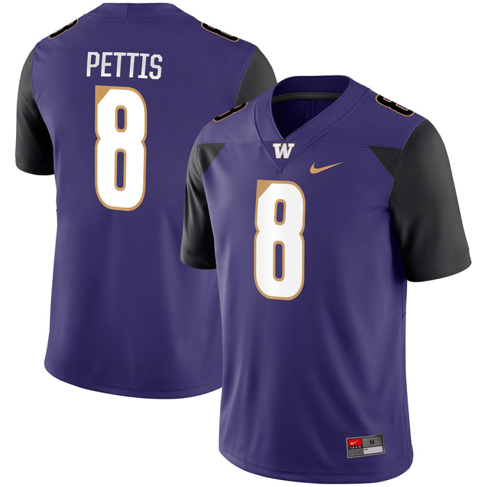 Men's Nike Dante Pettis Purple Washington Huskies Game Jersey