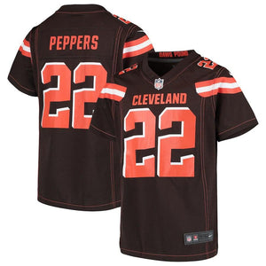 Girls Youth Cleveland Browns Jabrill Peppers Nike Brown Game Jersey