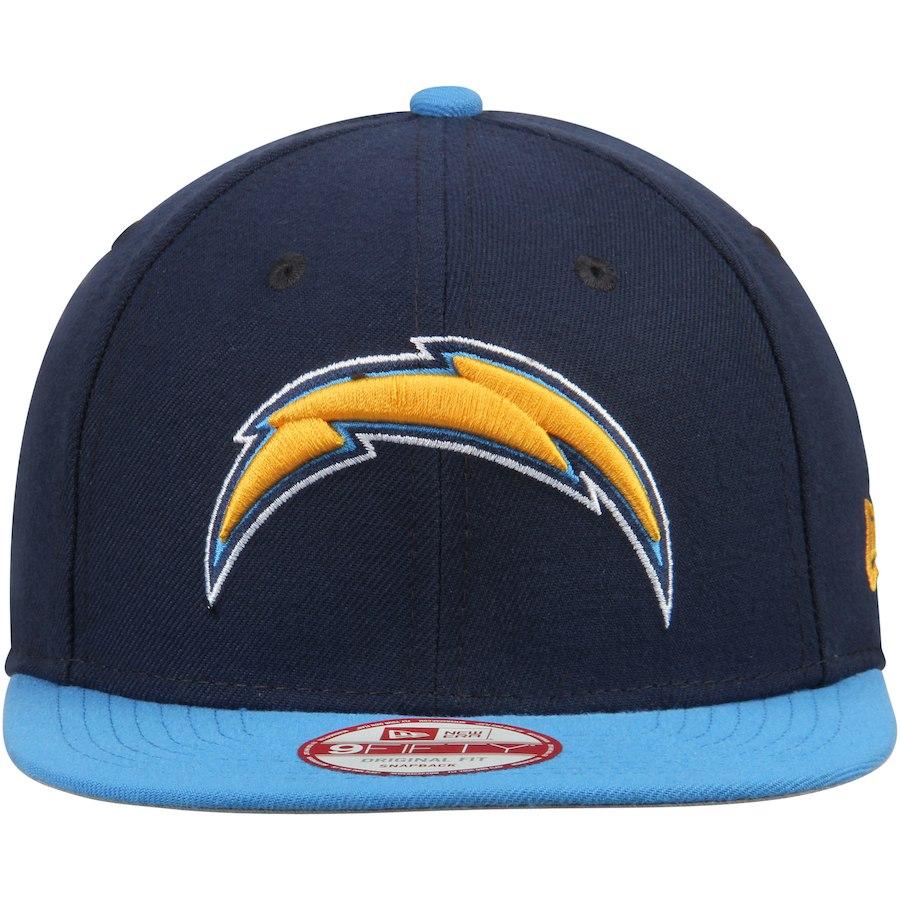 New Era Navy Los Angeles Chargers Southside Snap Original Fit 9FIFTY Adjustable Snapback Hat