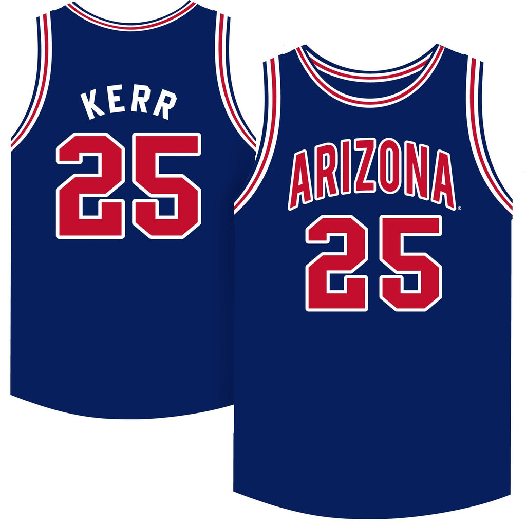 Men's Original Retro Brand Steve Kerr White Arizona Wildcats Basketball Jersey