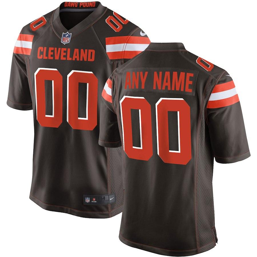 Nike Men's Cleveland Browns Customized White Game Jersey