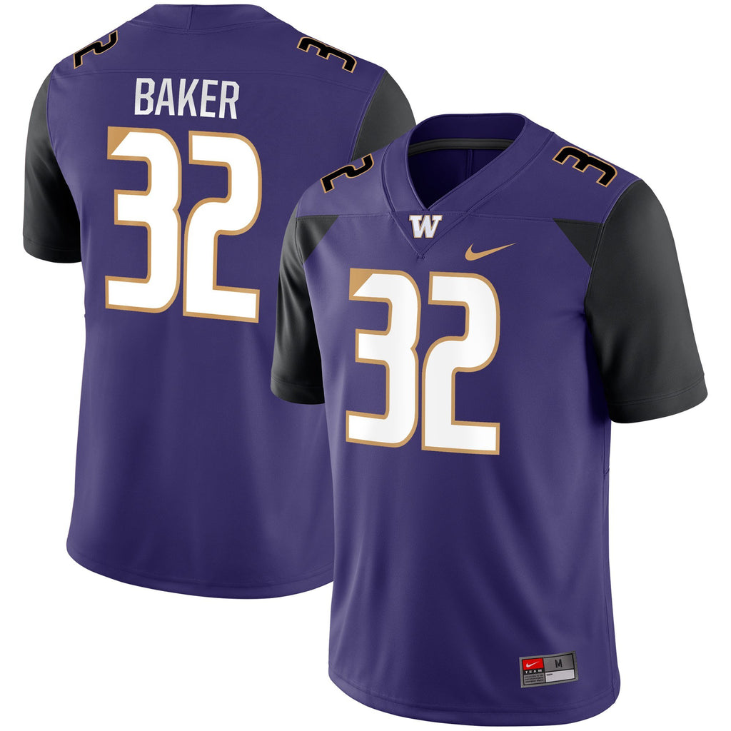 Men's Nike Budda Baker Purple Washington Huskies Game Jersey