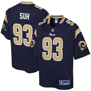 Los Angeles Rams Ndamukong Suh Black Jersey 2018 - 2019