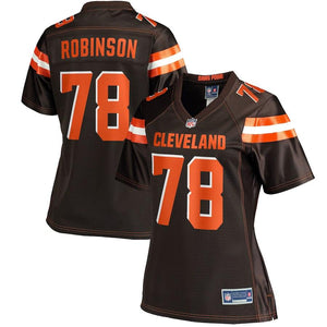 Women's Cleveland Browns Greg Robinson NFL Pro Line Brown Player Jersey