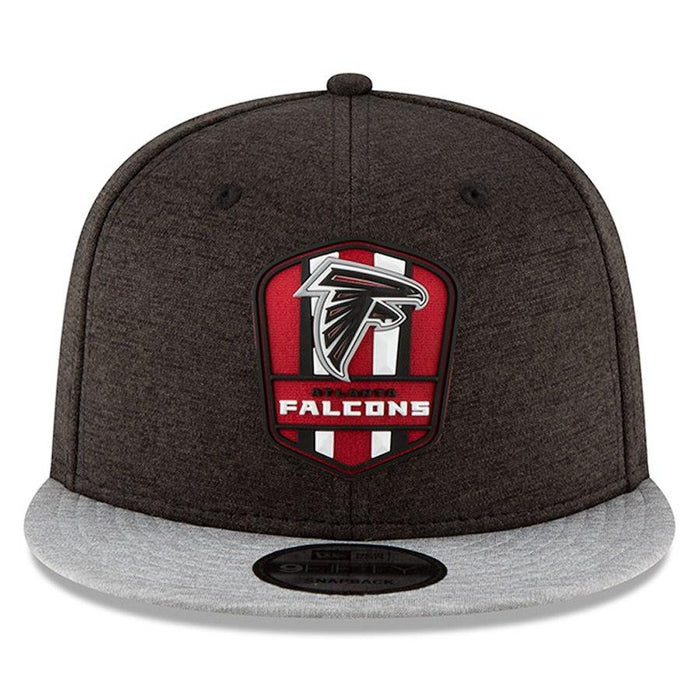 New Era Atlanta Falcons Black/Heather Gray 2018 NFL Sideline Road Official 9FIFTY Snapback Adjustable Hat