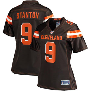 Women's Cleveland Browns Drew Stanton NFL Pro Line Brown Player Jersey