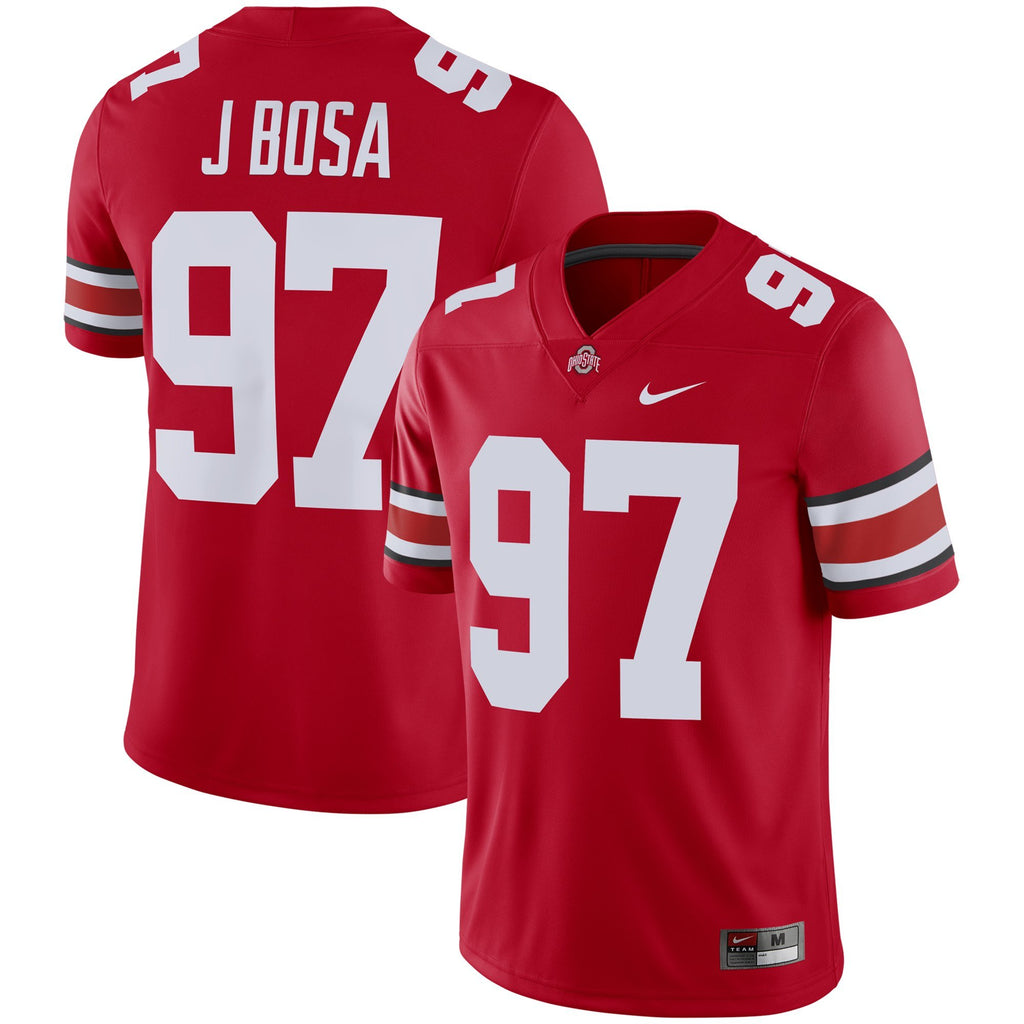 Men's Nike Joey Bosa Scarlet Ohio State Buckeyes Alumni Player Jersey