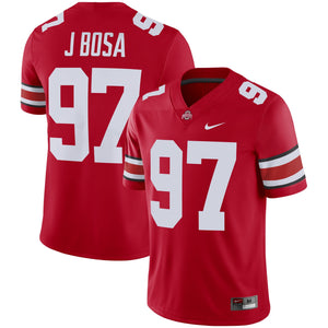 Men's Nike Joey Bosa Scarlet Ohio State Buckeyes Alumni Player Jersey