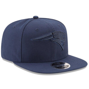 New Era New England Patriots Navy Metallic Mark Original Fit 9FIFTY Snapback Adjustable Hat