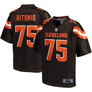Men's Cleveland Browns Joel Bitonio NFL Pro Line Brown Big & Tall Player Jersey